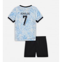 Portugal Cristiano Ronaldo #7 Replica Away Minikit Euro 2024 Short Sleeve (+ pants)